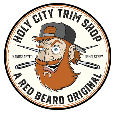 Holy City Trim Shop caricature logo